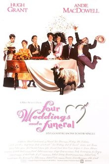 دانلود فیلم Four Weddings and a Funeral 1994  با زیرنویس فارسی بدون سانسور